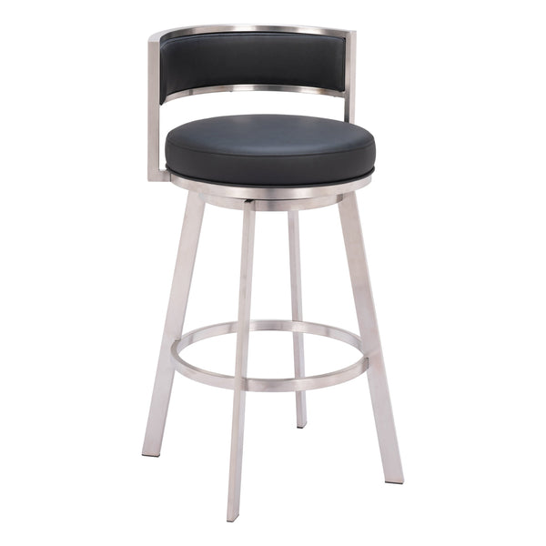 Gimsby Swivel Barstool Black