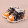 Baby cotton shoes color matching baby soft sole - Brown / 16code