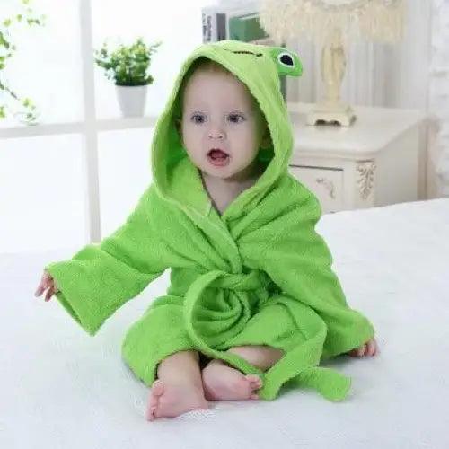 Baby Cute Mini Cartoon Bathrobes Soft Comfortable Bathrobe Warm Bath Towel For Babies Infants Beach Indoor Towel Durable Blankets