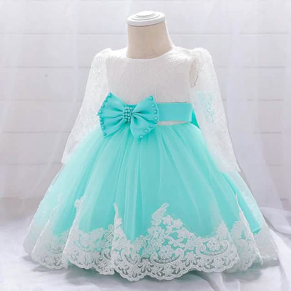 Baby Girls' Basic Christening Floral Dress