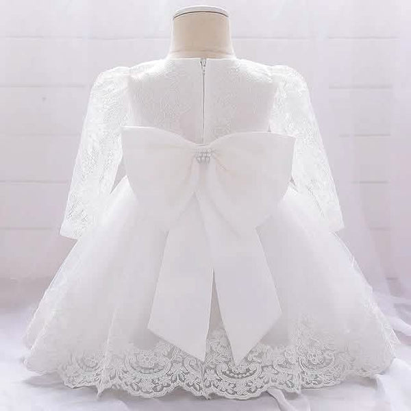 Baby Girls' Basic Christening Floral Dress