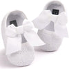 Baby Girls Princess Bowknot Soft Sole Cloth Crib Shoes Sneaker