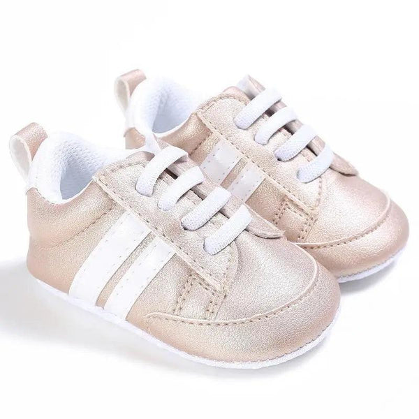 Baby Shoes Classical Sport Soft Sole PU Leather Multi-Color Crib Baby Moccasins Casual Sneakers