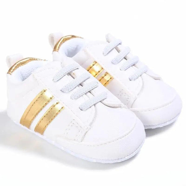 Baby Shoes Classical Sport Soft Sole PU Leather Multi-Color Crib Baby Moccasins Casual Sneakers