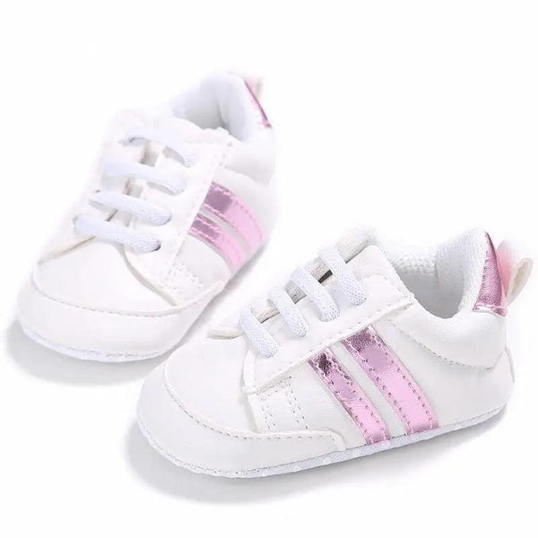 Baby Shoes Classical Sport Soft Sole PU Leather Multi-Color Crib Baby Moccasins Casual Sneakers