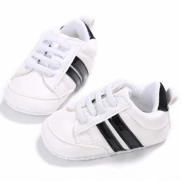 Baby Shoes Classical Sport Soft Sole PU Leather Multi-Color Crib Baby Moccasins Casual Sneakers