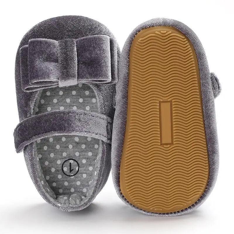 Baby Shoes Cute Bowknot Newborn Shoes Soft Bottom Anti Slip Toddler Girls Princess Shoes