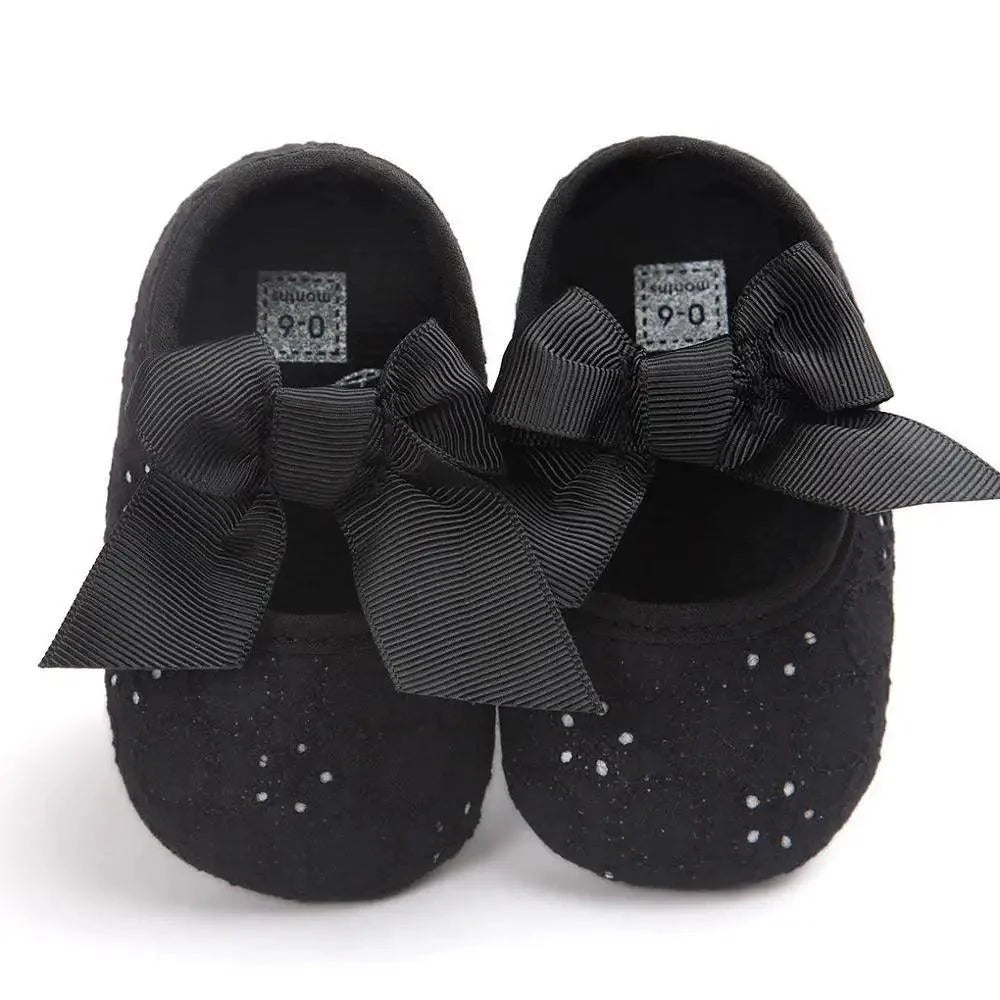 Baby Shoes Cute Bowknot Newborn Shoes Soft Bottom Anti Slip Toddler Girls Princess Shoes