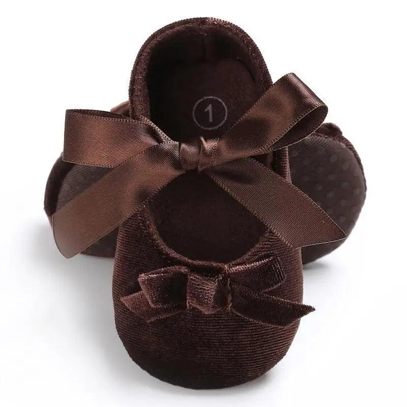 Baby Shoes Cute Bowknot Newborn Shoes Soft Bottom Anti Slip Toddler Girls Princess Shoes
