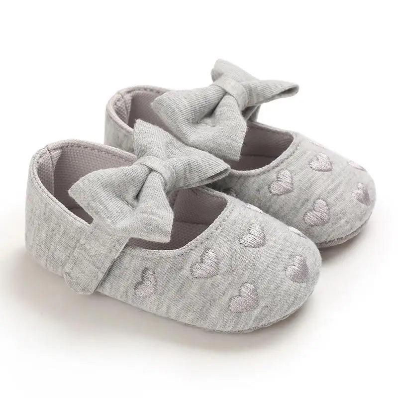 Baby Shoes Cute Bowknot Newborn Shoes Soft Bottom Anti Slip Toddler Girls Princess Shoes