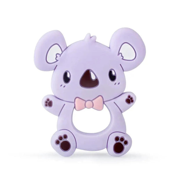 Baby Silicone Teethers BPA Free Teething Toy Animals Koala Bear Dog Teether Silicone Beads