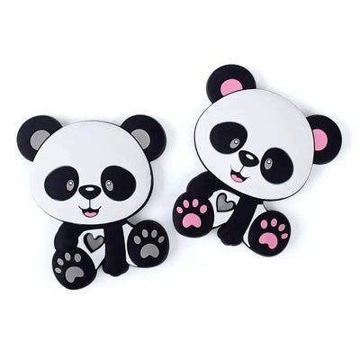 Baby Silicone Teethers BPA Free Teething Toy Animals Koala Bear Dog Teether Silicone Beads