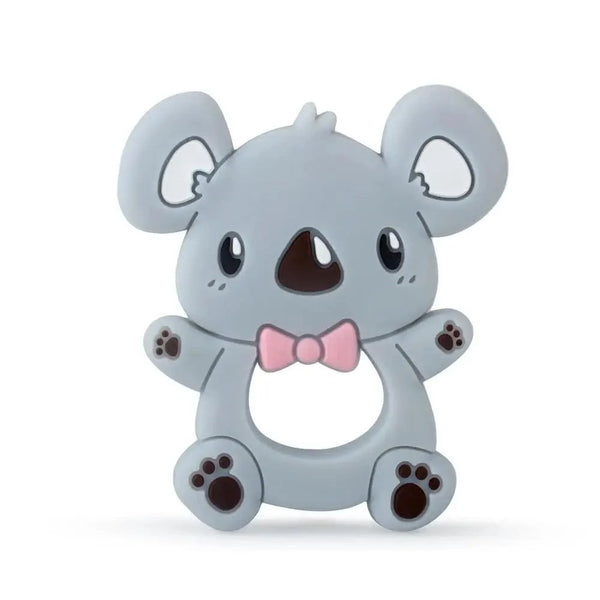 Baby Silicone Teethers BPA Free Teething Toy Animals Koala Bear Dog Teether Silicone Beads