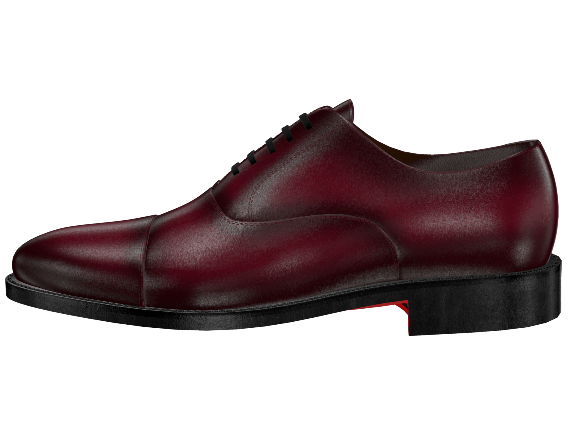 Finezza - Burgundy oxford red bottom shoes for men
