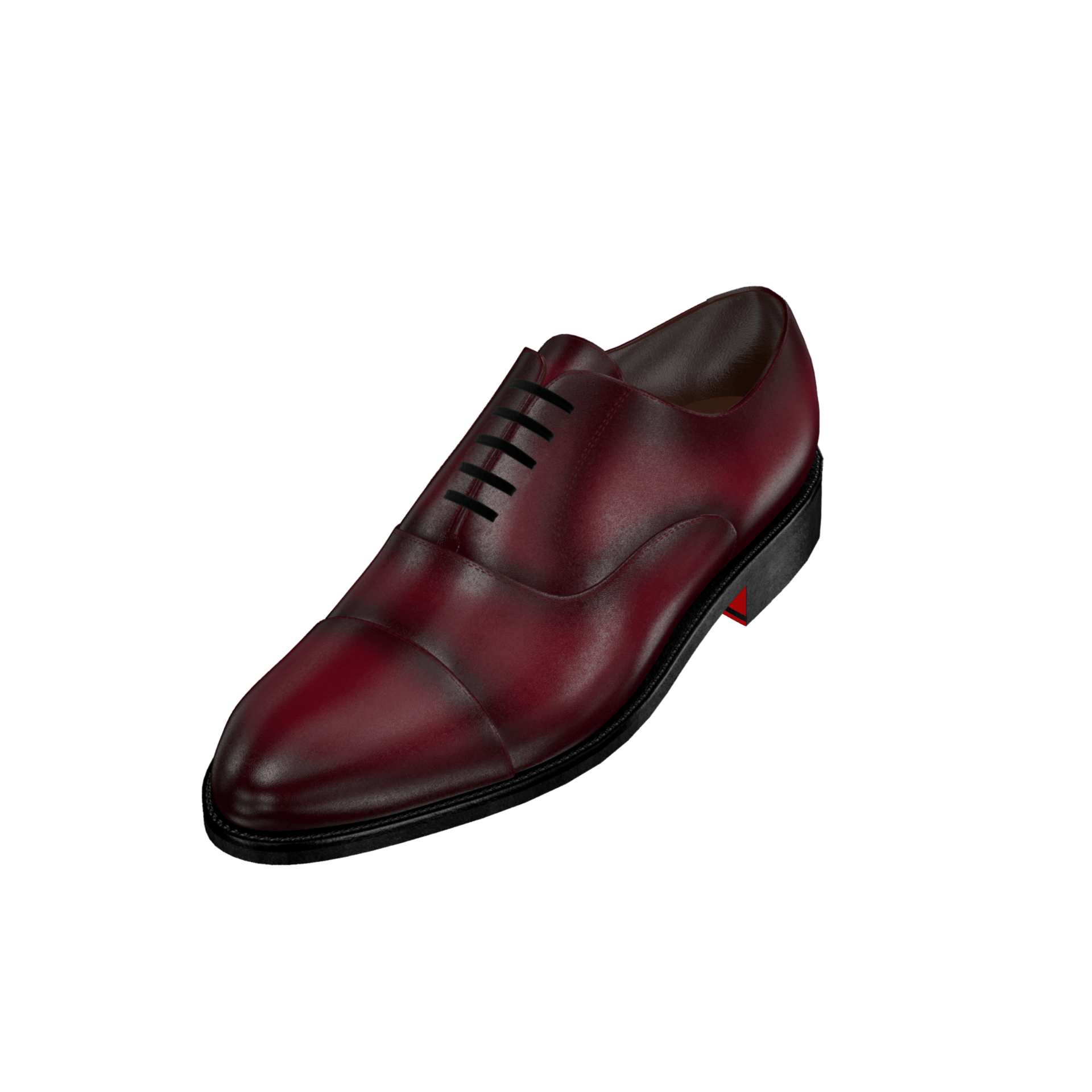 Finezza - Burgundy oxford red bottom shoes for men