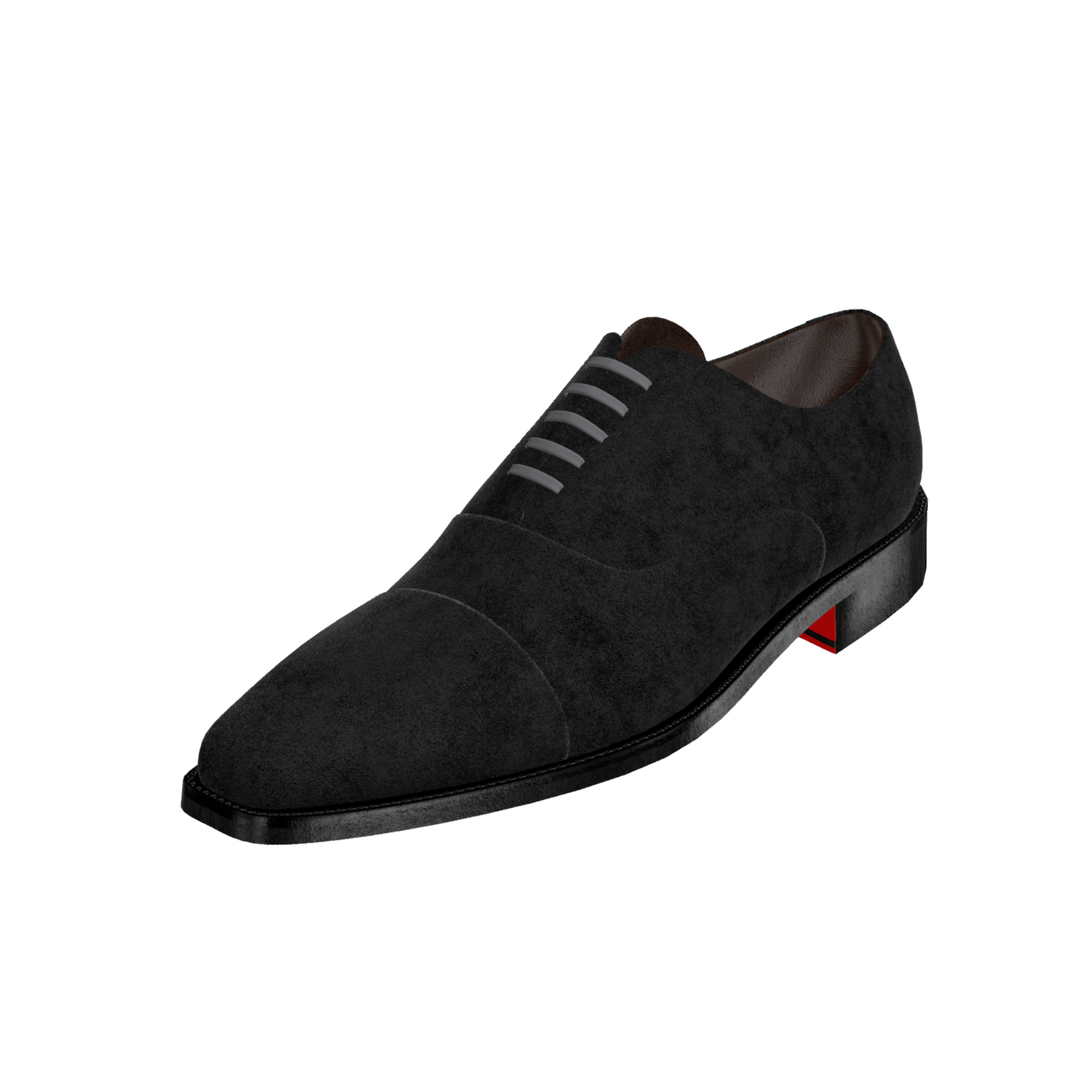 Rozo - classic suede leather red bottom sole oxford dress shoes