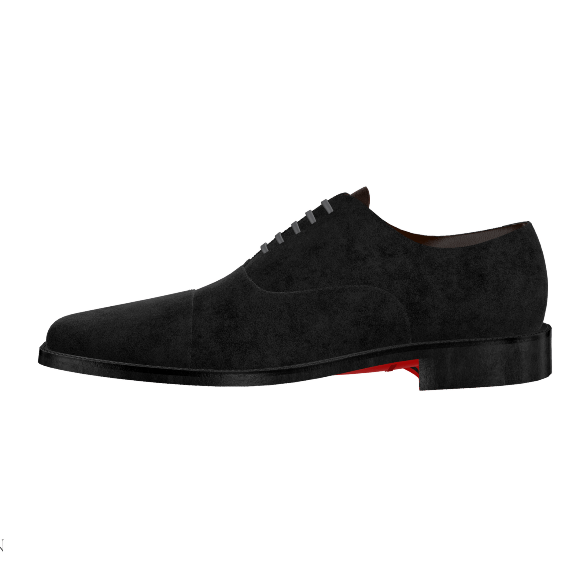 Rozo - classic suede leather red bottom sole oxford dress shoes