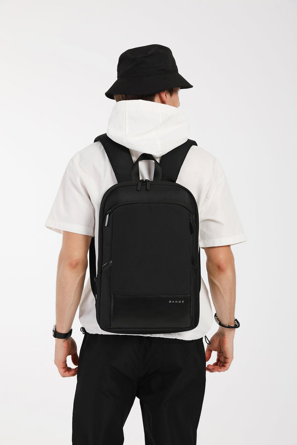 Backpack Ultra Thin Backpack Men's Expandable Large Capacity Business Multi-Function Computer Waterproof Backpack