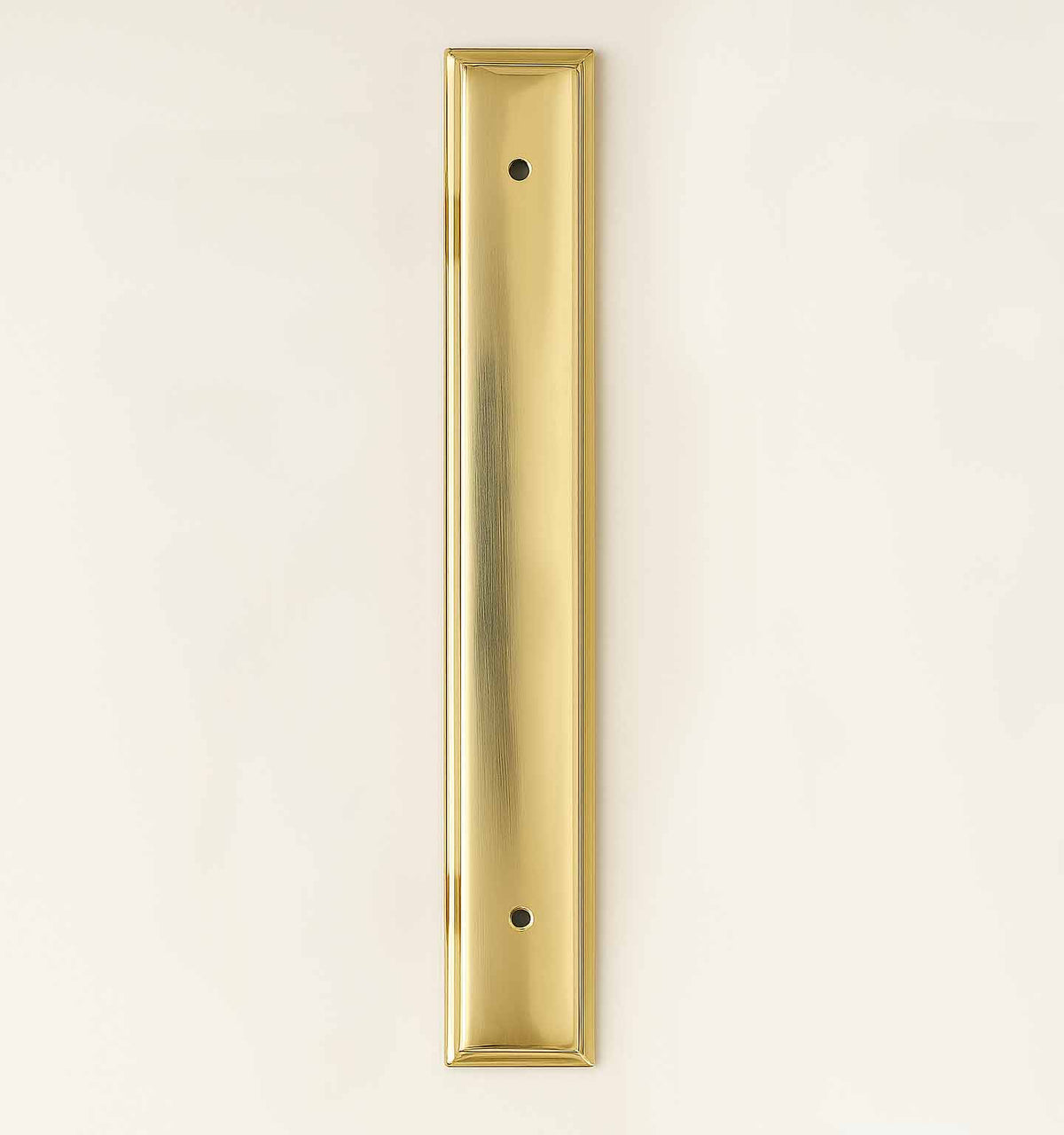 Solid Brass Backplate - Unlacquered Brass Polished