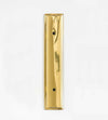 Solid Brass Backplate - Unlacquered Brass Polished
