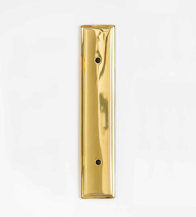 Solid Brass Backplate - Unlacquered Brass Polished