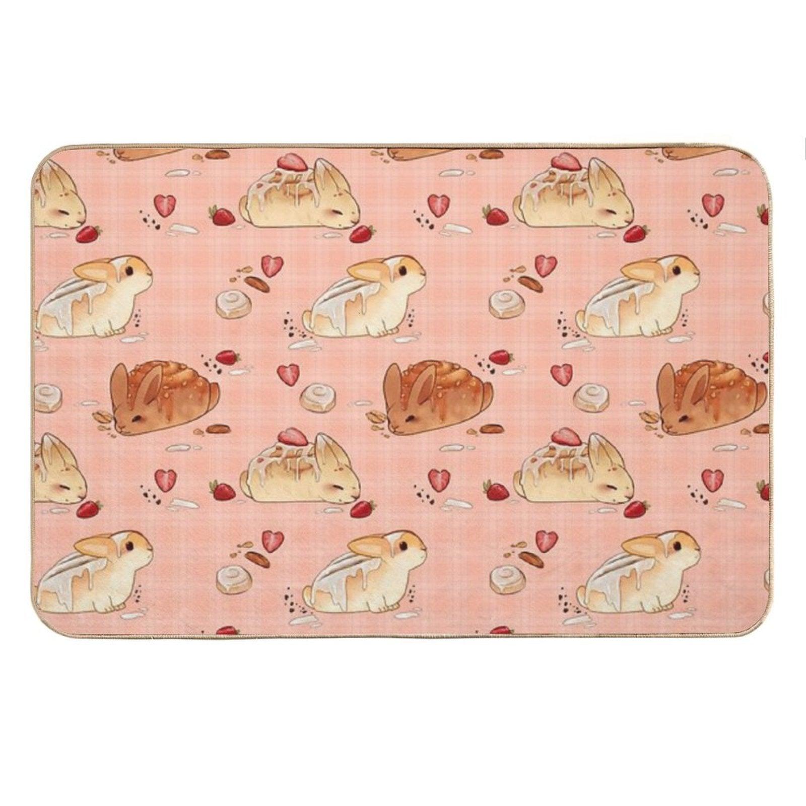 Cinnabunnies- Cinnamon Roll Bunnies Bath Mat