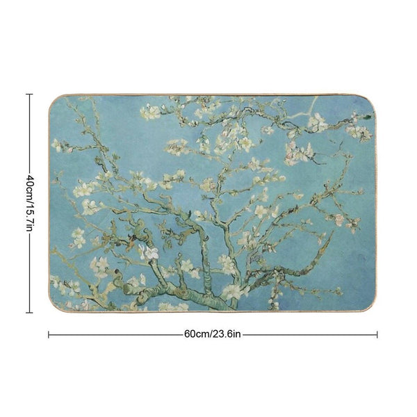 Almond Blossoms (High Resolution), Van Gogh Bath Mat