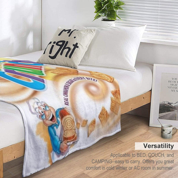 Cinnamon Toast Crunch Throw Blanket