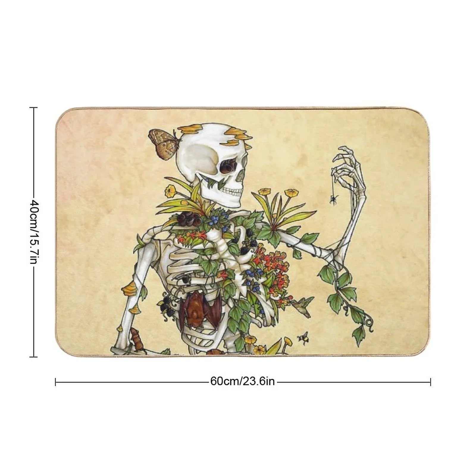 Bones And Botany Bath Mat