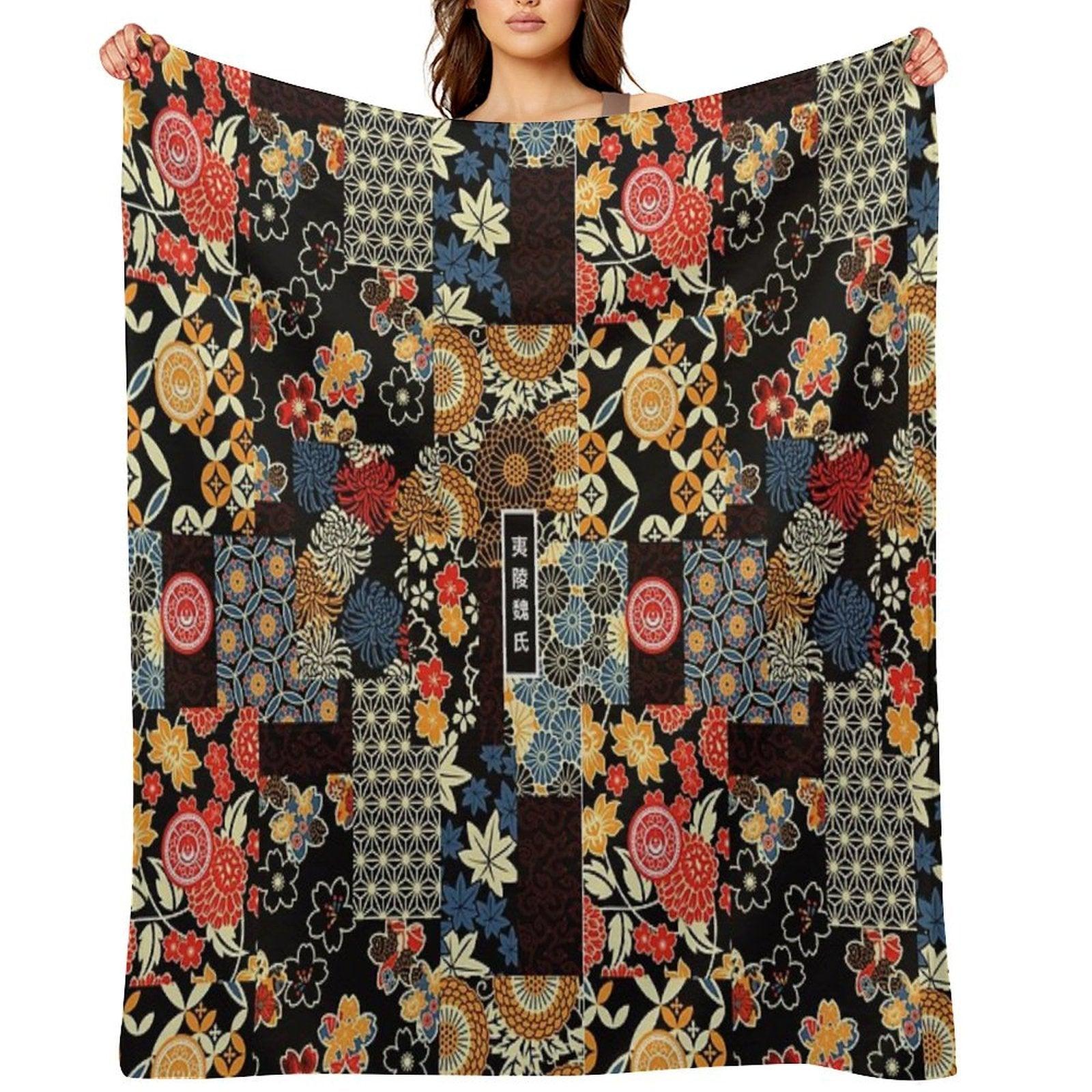 Yiling Wei Kimono [SEAMLESS] Throw Blanket