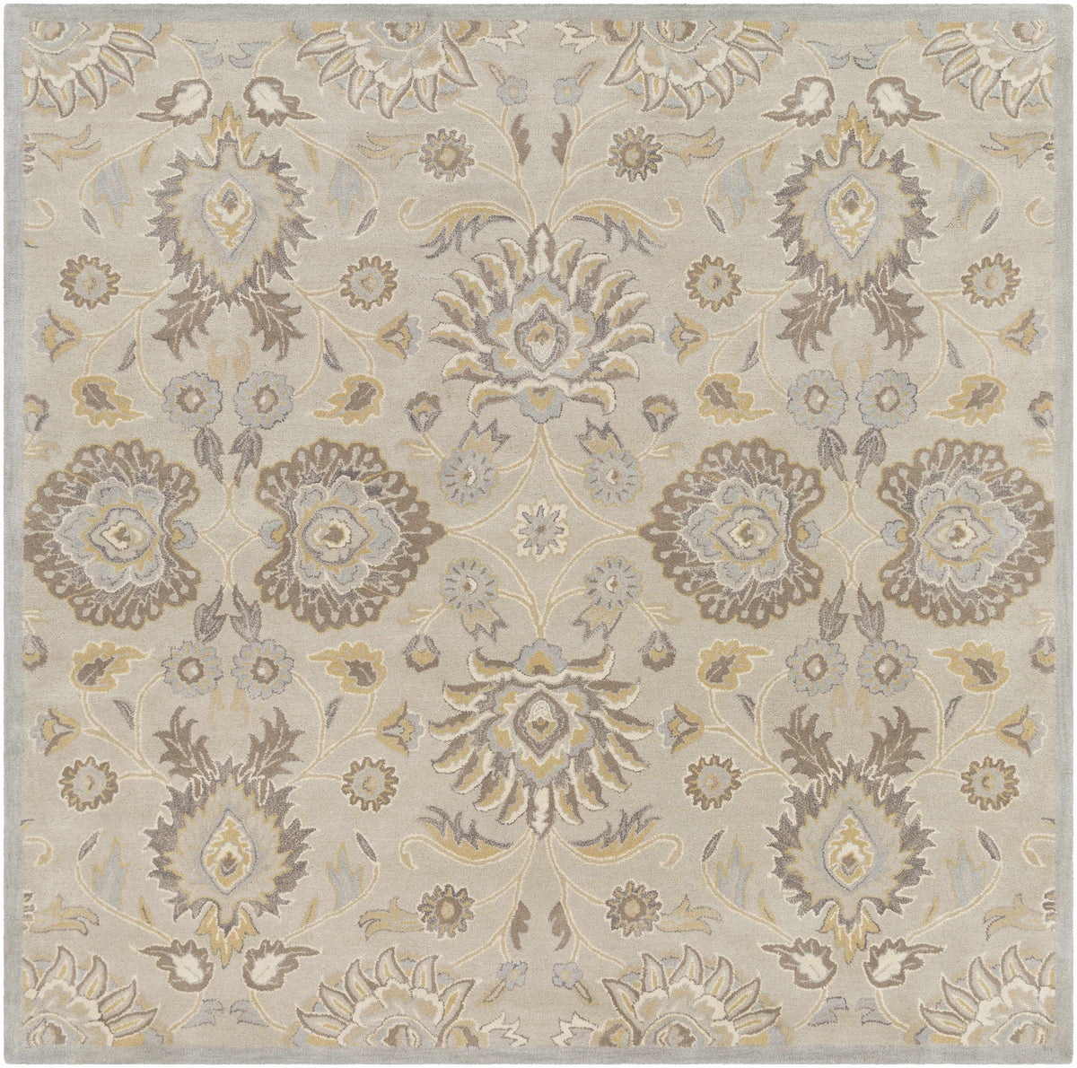 Conesus 1192 Hand Tufted Ivory&Taupe Wool Rug
