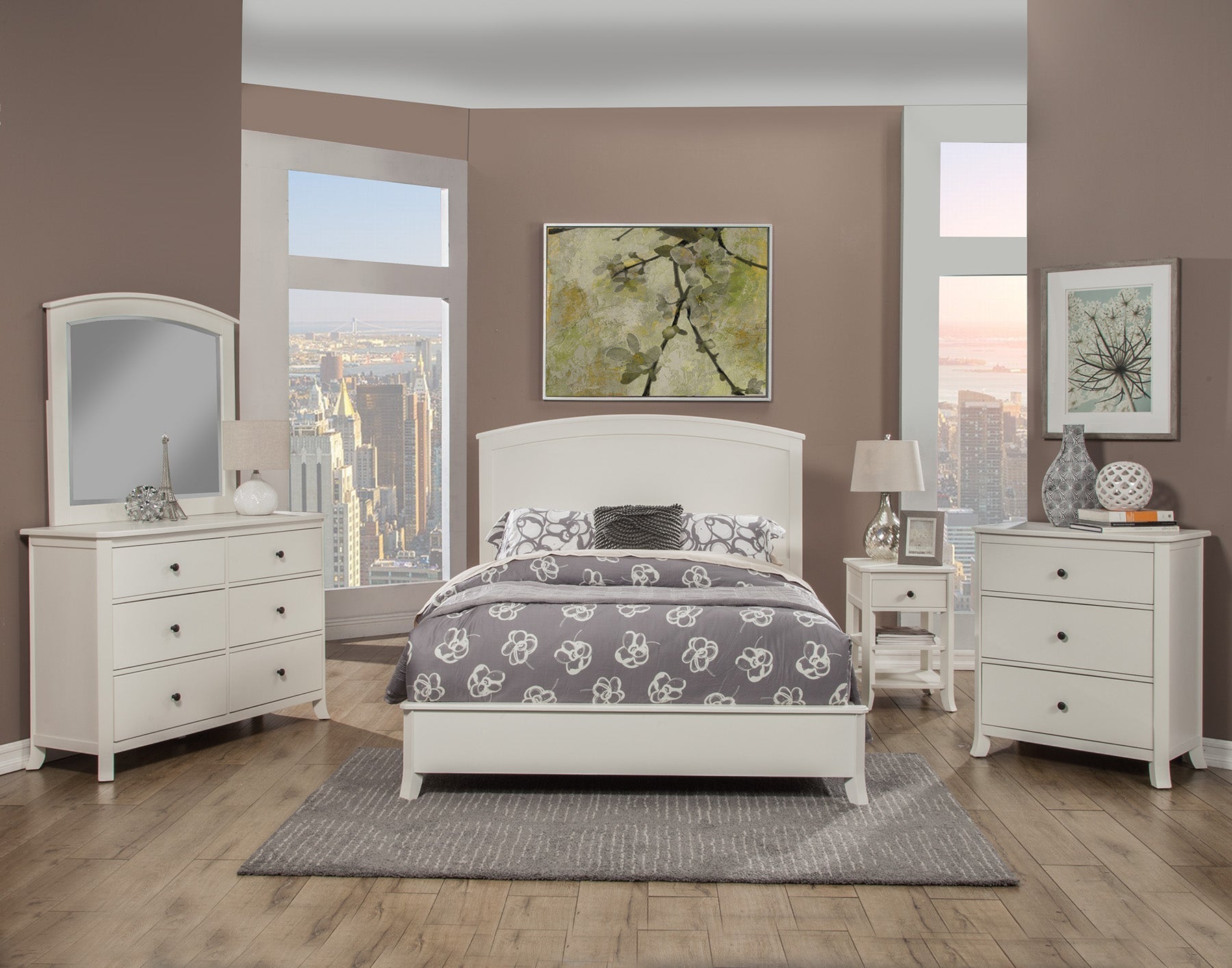 Baker Headboard Only, White