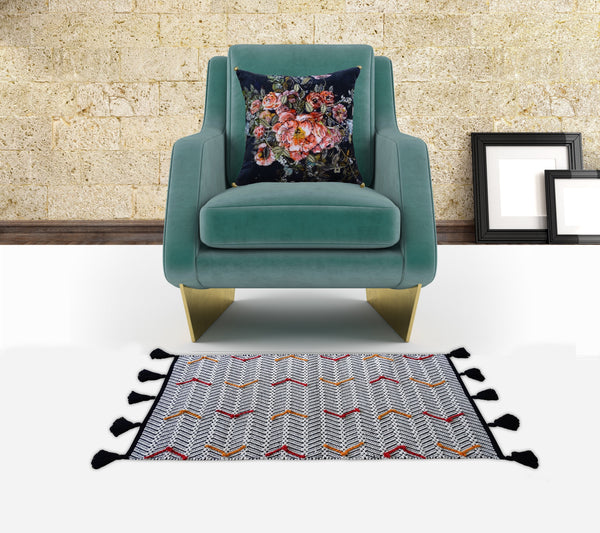 Black Velvet Throw Pillow Fall Collection Winter Roase 18