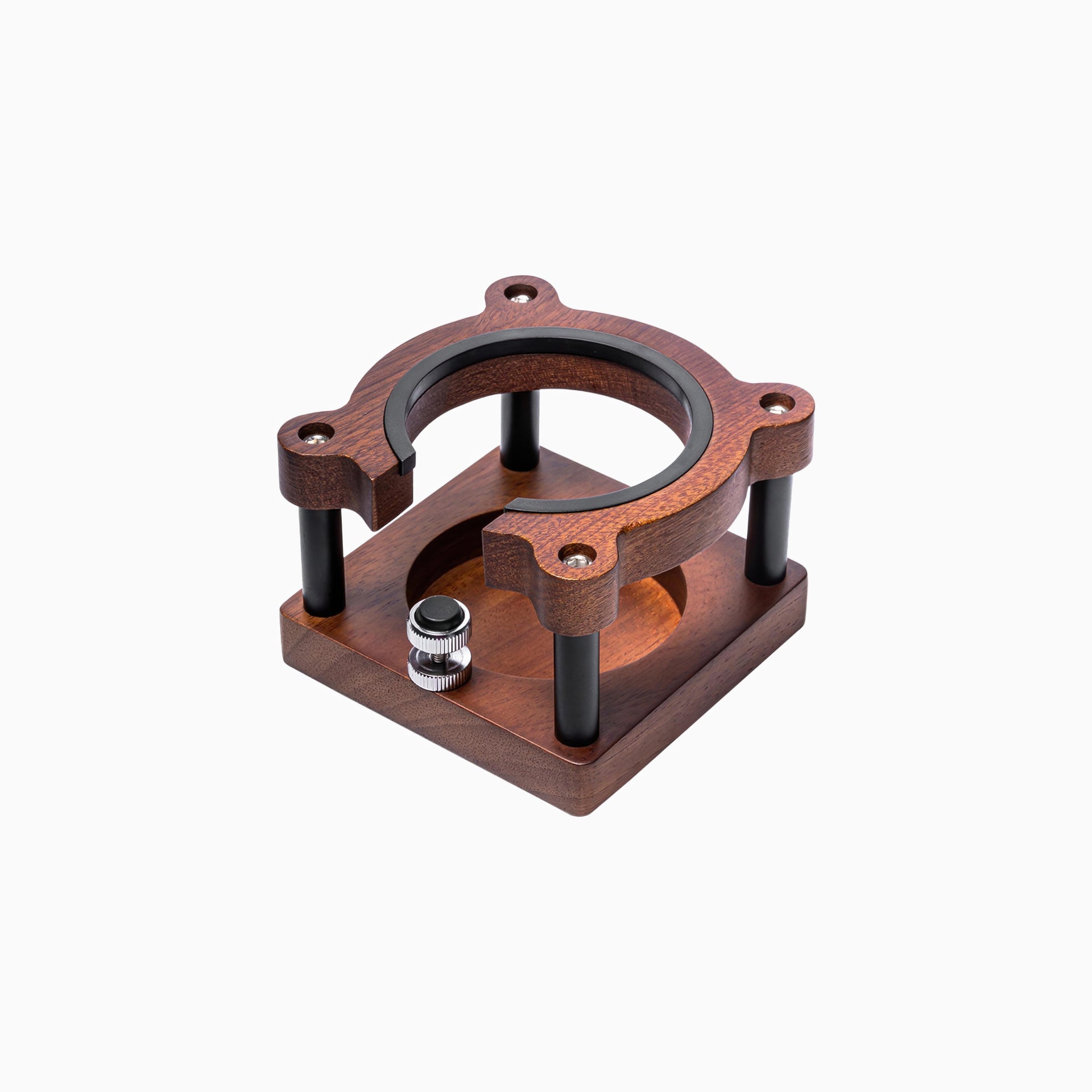 Sapele Wood Espresso Tamper Holder