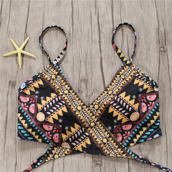 Bandage Bikini String Strappy Swim Wear Bathing Suit Swimsuit Beachwear Swimwear Women Bikini Women's Halter Bandage Bikini Strappy Bottom Two Piece Swimsuits