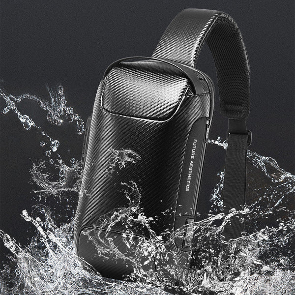 Bange Men's New Chest Bag Messenger Waterproof Shoulder Bag USB Business Trend Shoulder Bag Chest Bag