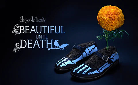 Hot Chocolate Design Bella Hasta la Muerte Women's Mary Jane Flats