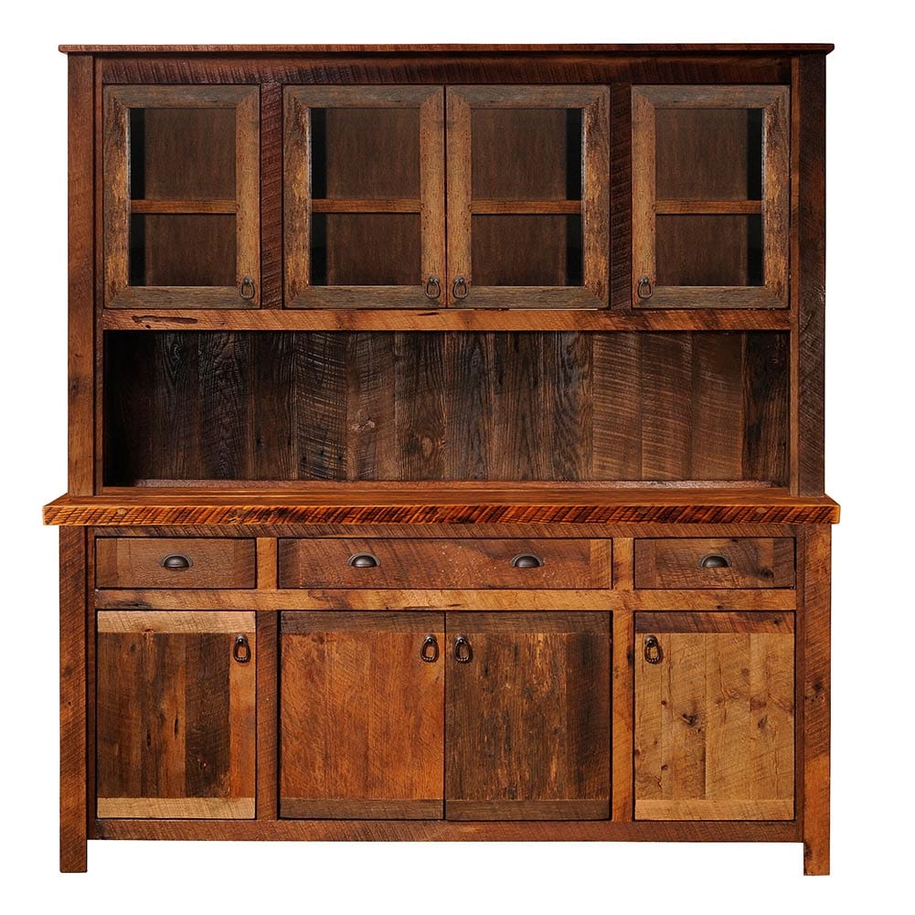Barnwood Artisan Top Buffet & Hutch