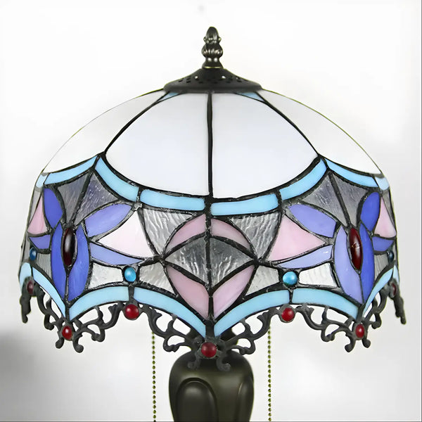 Baroque Style Tiffany Glass Lamp | Tabletop