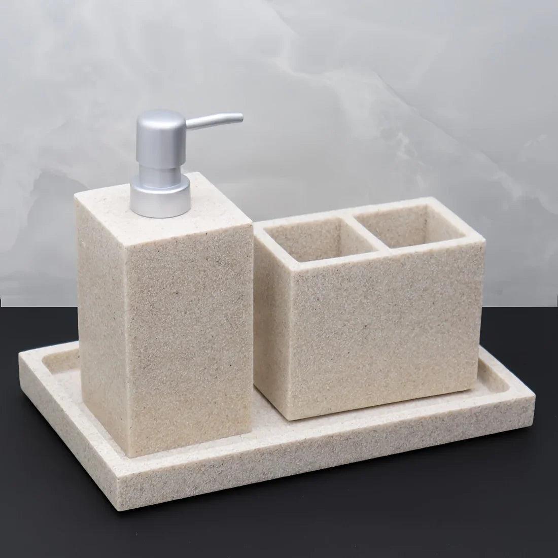 Bathroom Set - Minimalist Ceramic 4Piece