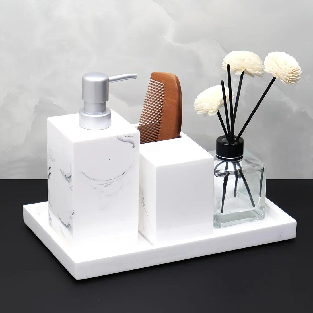 Bathroom Set - Minimalist Ceramic 4Piece