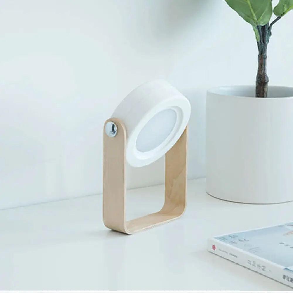 White Wood LED Sconce