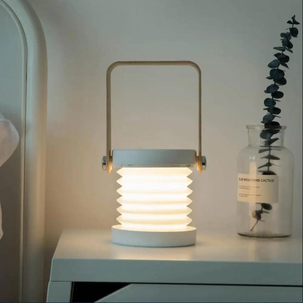 White Wood LED Sconce