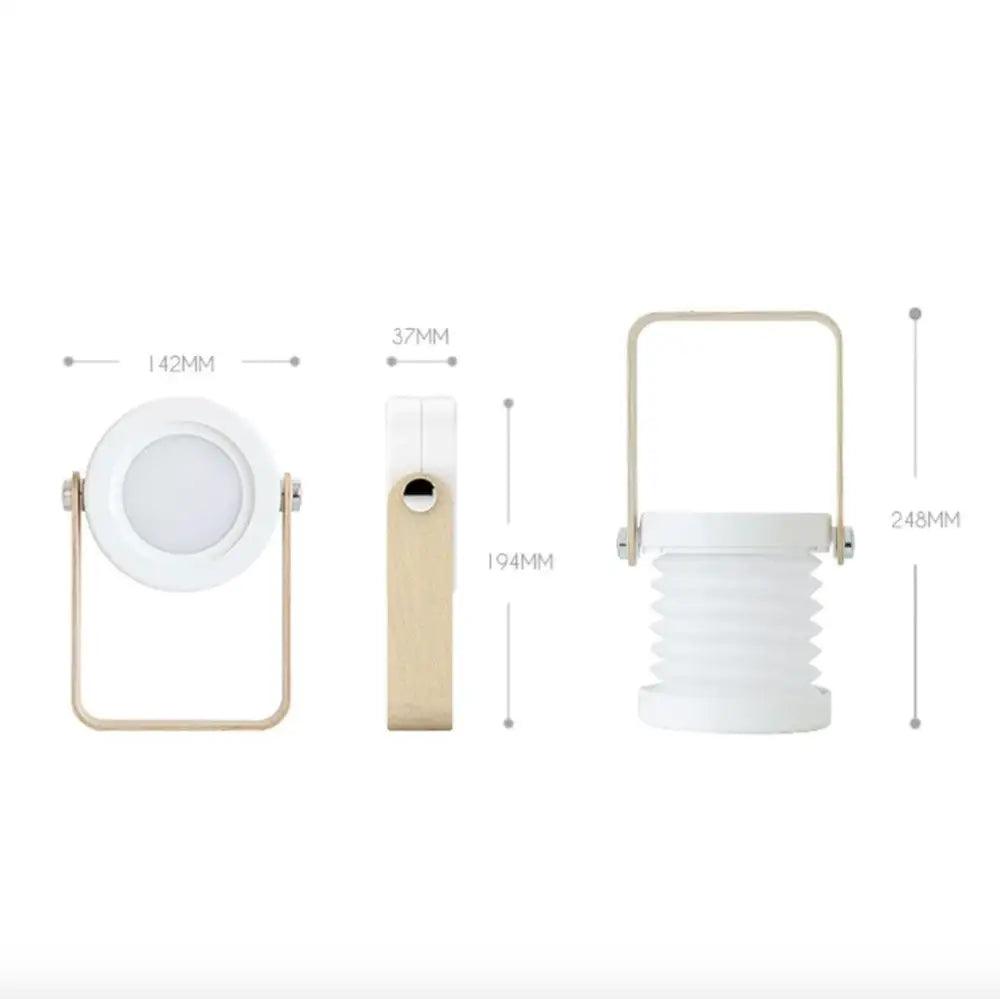 White Wood LED Sconce