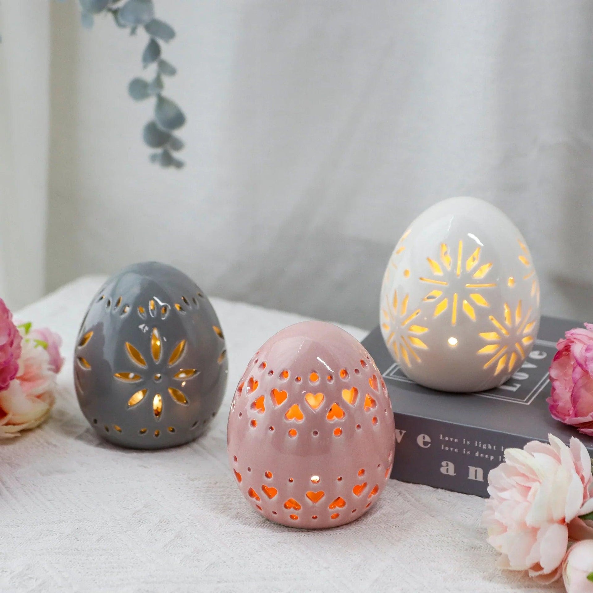 Set of 3 Ceramic Decorative Lamp 4
