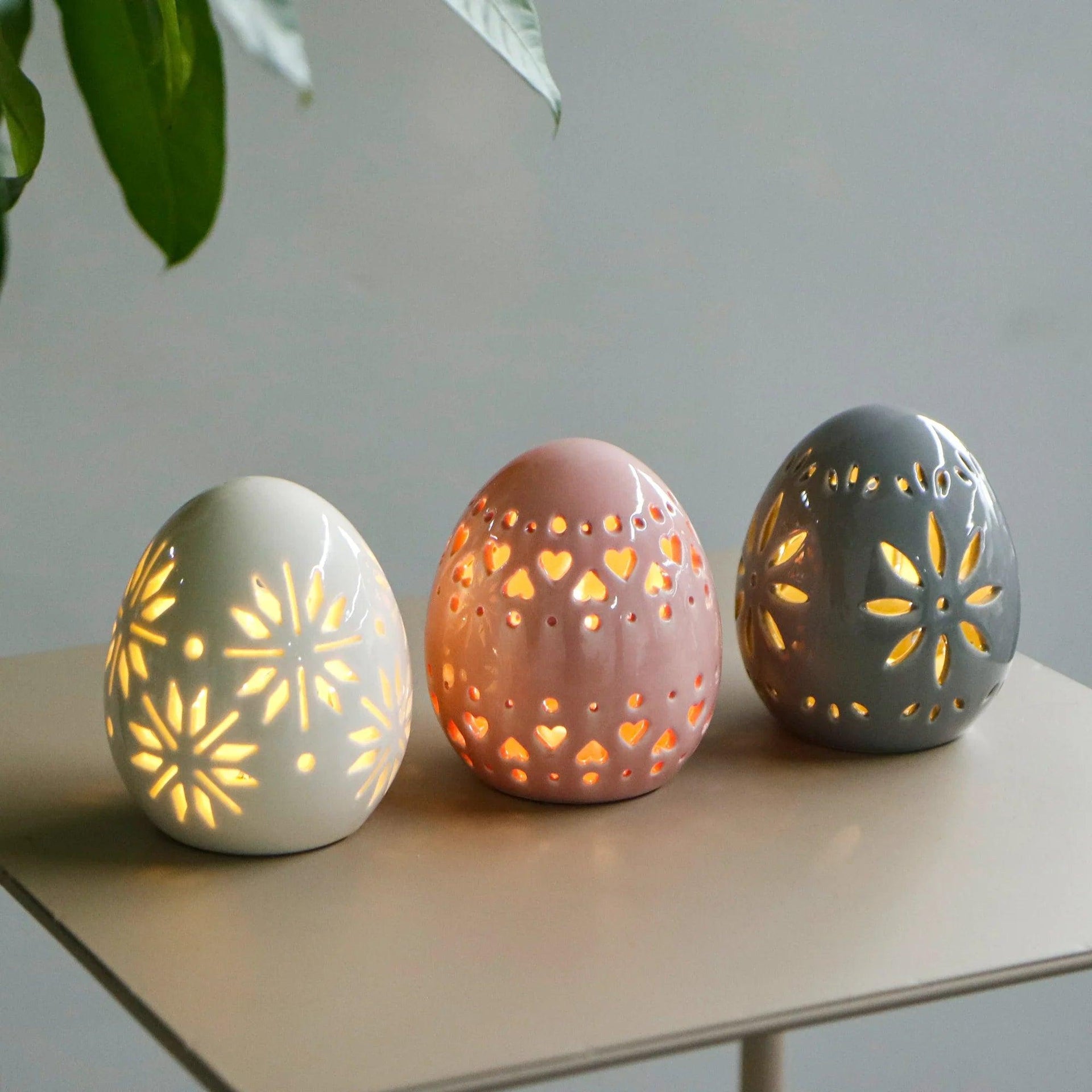 Set of 3 Ceramic Decorative Lamp 4