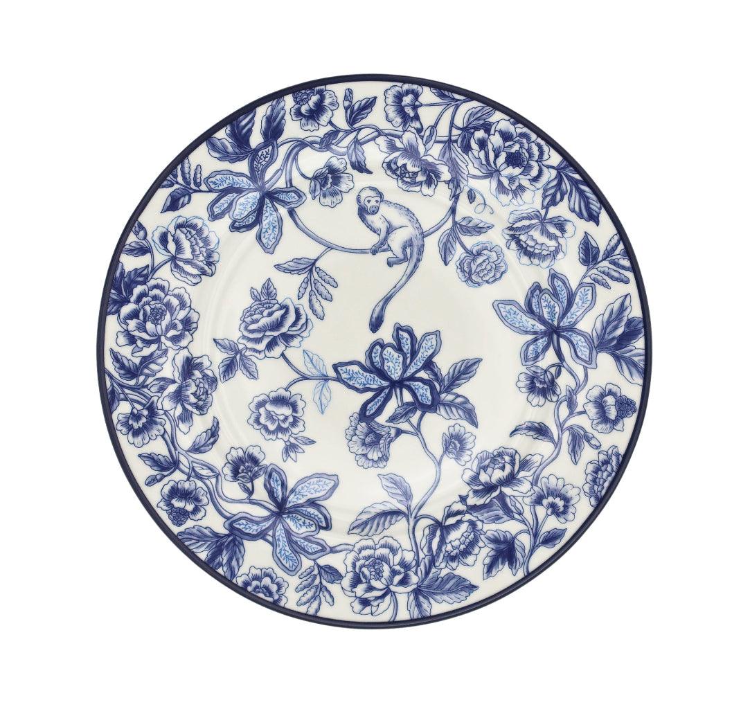 Bombay Blue Porcelain Starter Plates – Set of 4 (+1 Bonus Plate)