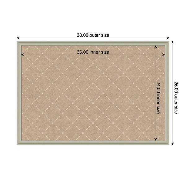 Pinboard Beige Lattice Pattern