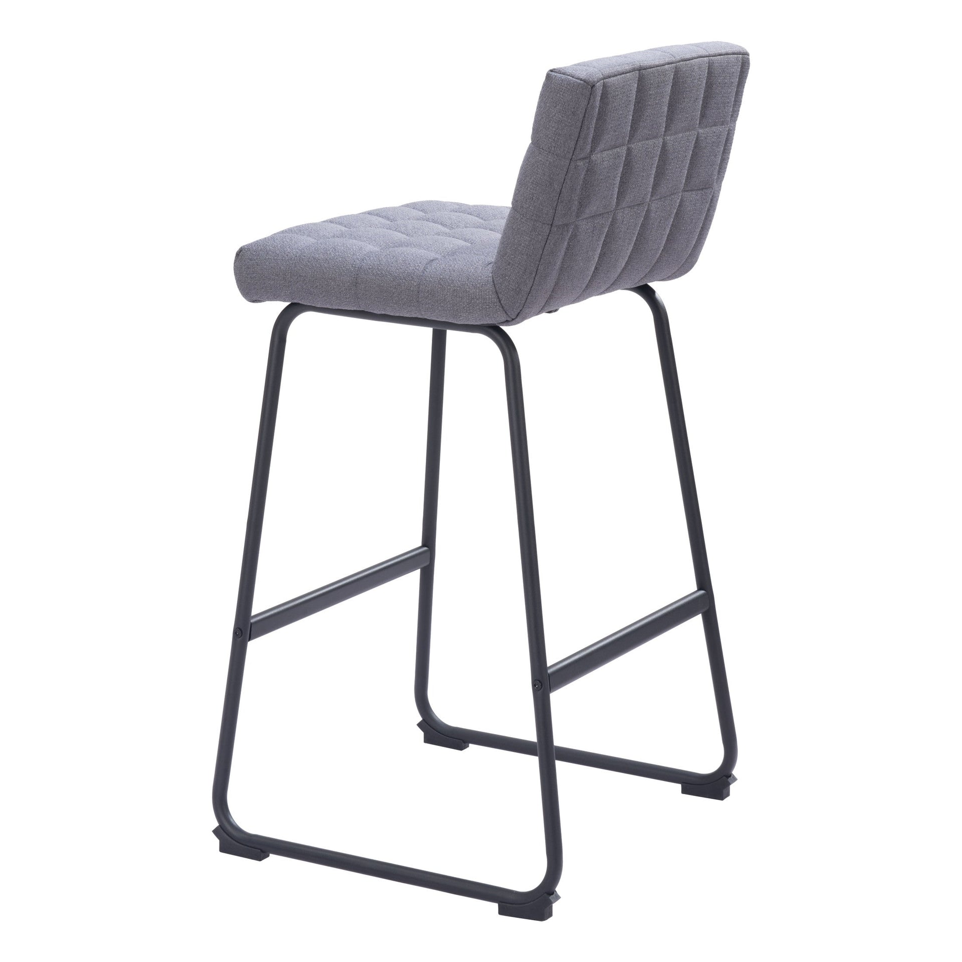 Pago Barstool (Set of 2) Gray