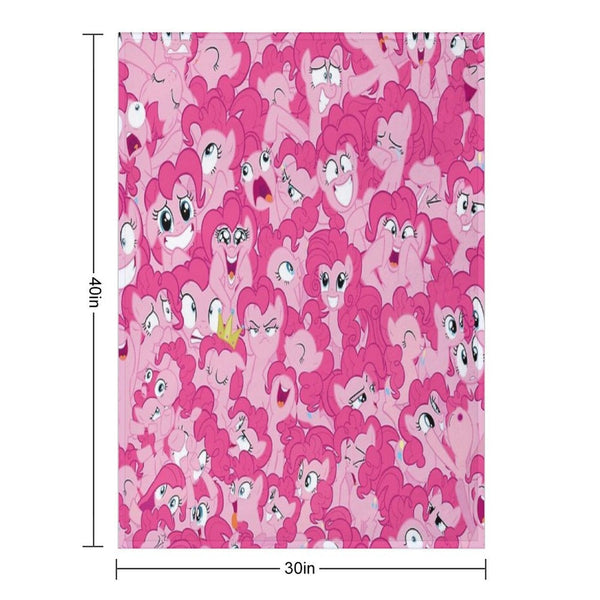 Pinkie Pie Mess Wrinkle-free Throw Blanket